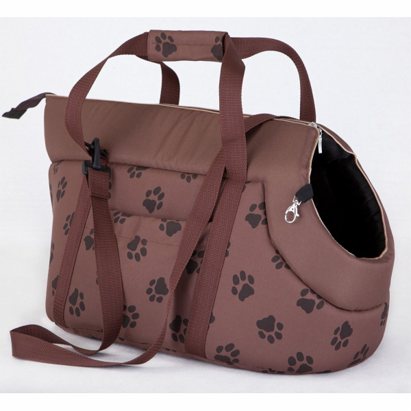 Hobbydog R2 Bag světle hnědá s tlapkami