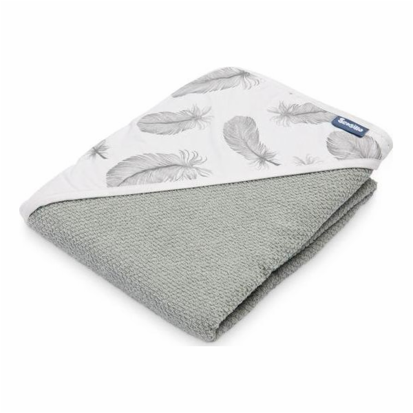 Sensillo Bath Cover Crepe 100x100 cm šedá 4184/5022