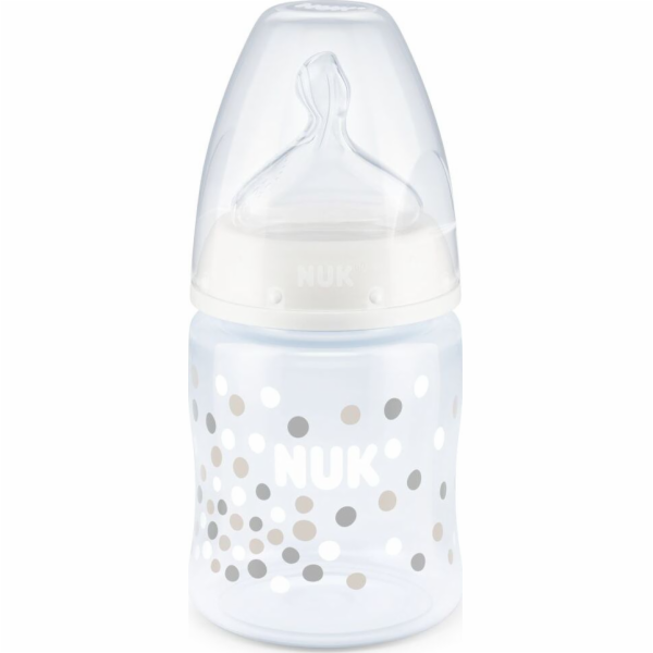 NUK Láhev NUK FC+ s indikátorem tepl. 150ml 0-6 M bílá