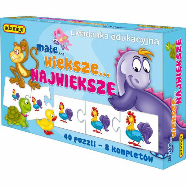 Adamigo Puzzle Malý Větší Největší - 6496