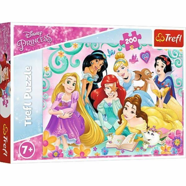 Trefl Puzzle 200 dílků Radostný svět princezen. Disney Pr...