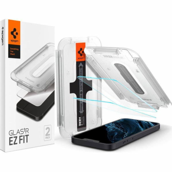 Spigen Tempered glass Spigen GLAS.tR ez Fit Apple iPhone ...