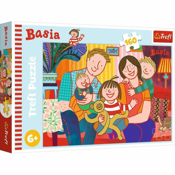 Trefl Puzzle 160 dílků Seznamte se s Basia