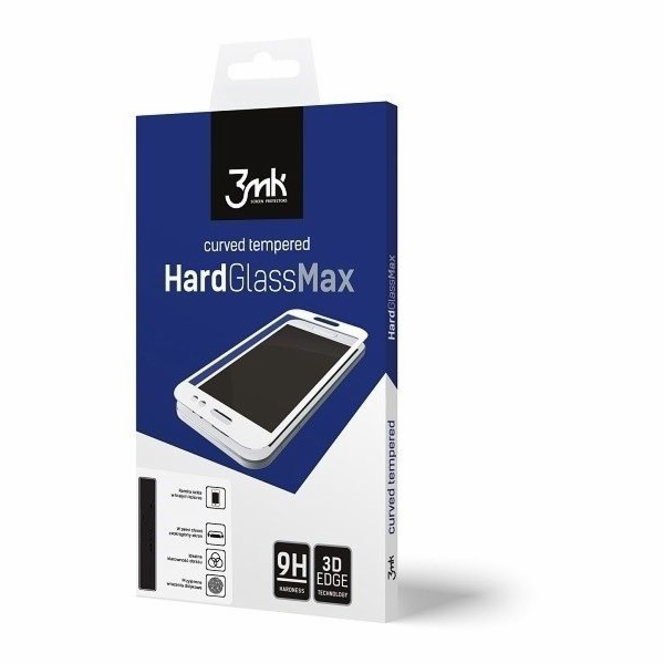 3MK HardGlass MAX iPhone 8 Plus černé tvrzené sklo fullsc...