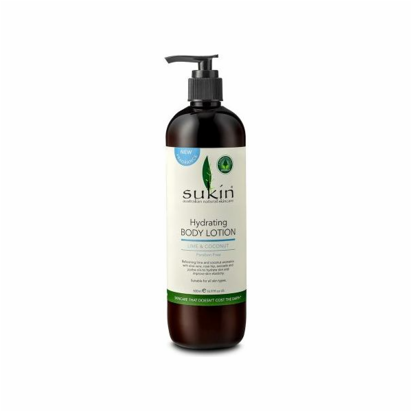 Sukin Hydratační tělové mléko s limetkou a kokosem 500 ml