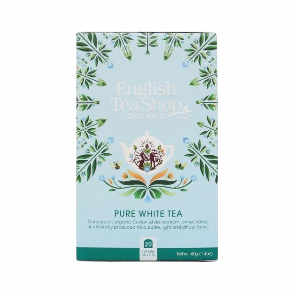 English Tea Sho Bílý čaj (20x2) BIO 40g