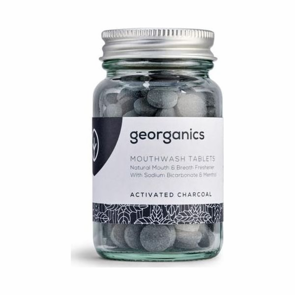 Georganics Natural zubní kartáček tablety, aktivní uhlí, ...