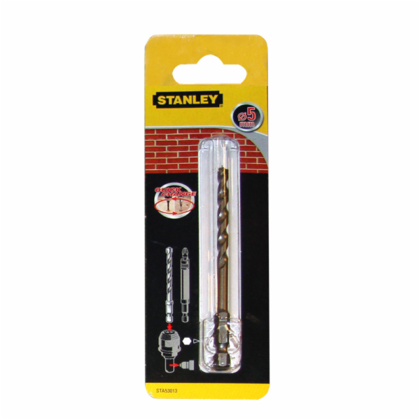 Stanley vrták do betonu, šestihranný, 5 mm (STA53013)