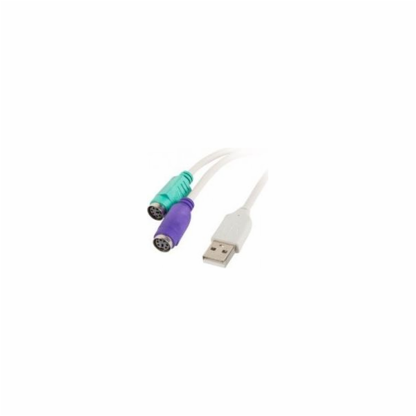 Adaptér adaptéru USB Lanberg Lanberg Lanberg USB -> PS/2 ...