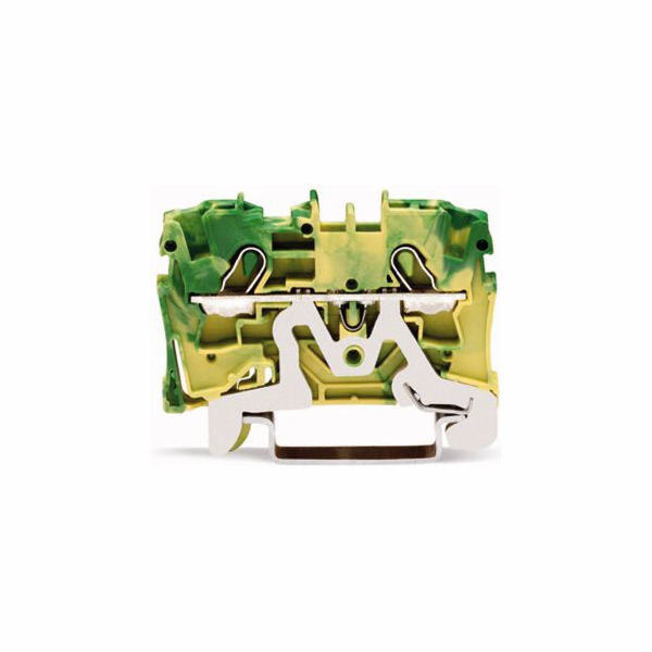 Wago Žlutozelený 2vodičový konektor TOPJOBS 4mm2 (2004-1207)