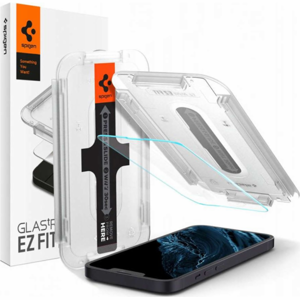 Spigen Tempered glass Spigen GLAS.tR ez Fit Apple iPhone ...