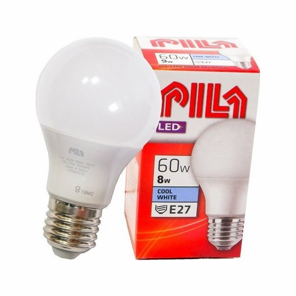 Philips LED žárovka E27 PILA LED 60W A60 CW FR ND 1CT/6 9...