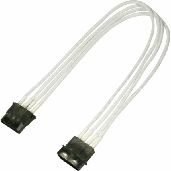 Nanoxia Molex – Molex, 0,3 m, bílá (900400025)