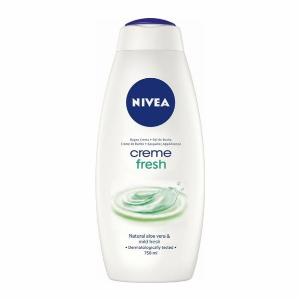 Nivea Creme Fresh Aloe sprchový gel 750 ml