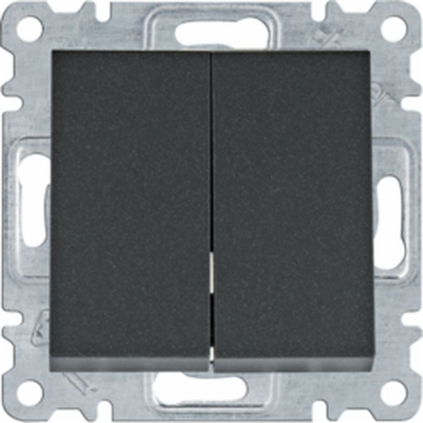 Hager Lumina Series/konektor pro svícen černý WL0043