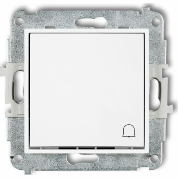 Karlik MINI Button /zvonek/bílý MWP-4