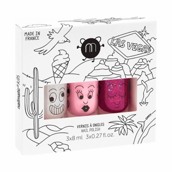 Nailmatic Nailmatic Kids Las Vegas sada laků na nehty Sup...
