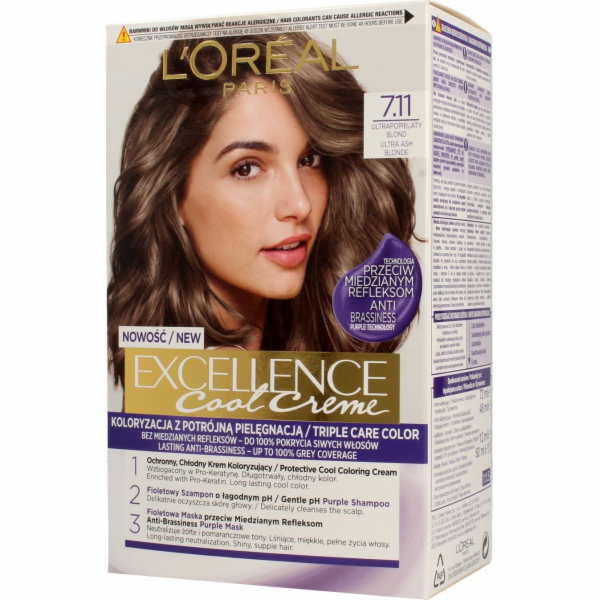 Krém na barvení vlasů L Oreal Paris Excellence 7.11 Ultra...