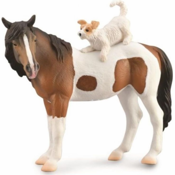Collecta Figurka klisna & teriérský kůň
