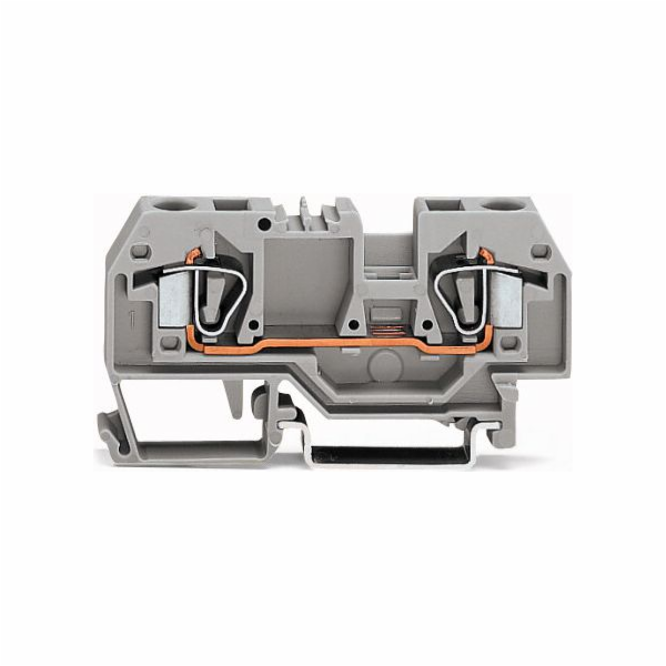 Wago 2vodičová svorkovnice 6mm2 šedá (282-901)