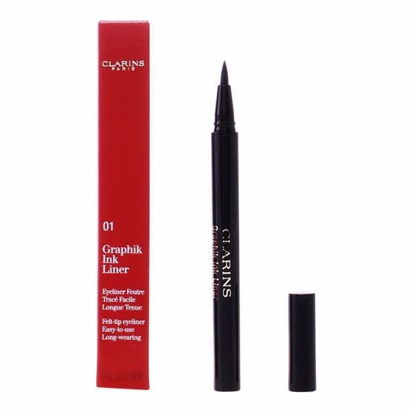 Clarins Eyeliner Pen s dlouhotrvajícím efektem černá 0,4 ml