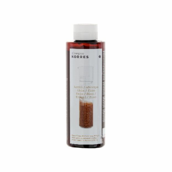 Šampon Korres pro tenké/jemné vlasy s rýžovými proteiny a...