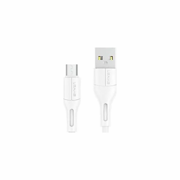 Usams USB-A - microUSB USB kabel 1 m Bílý (SJ502USB02)