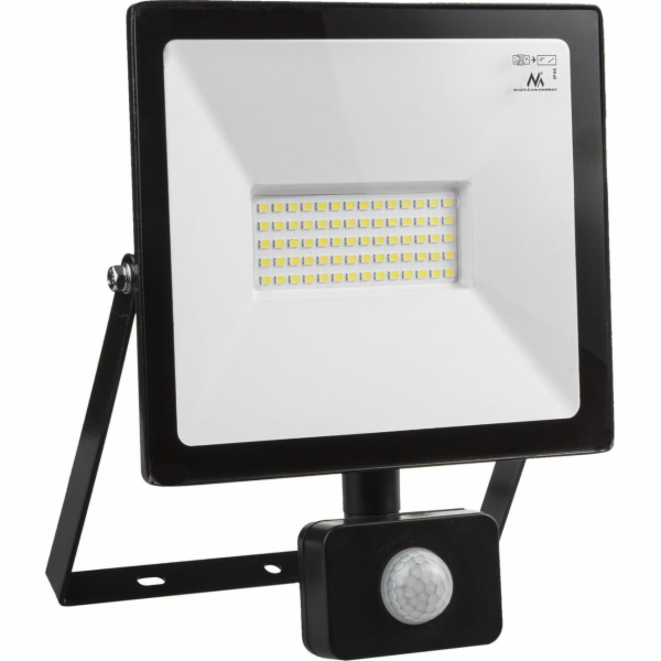 LED reflektor Maclean LED s pohybovým senzorem, tenký 50W...