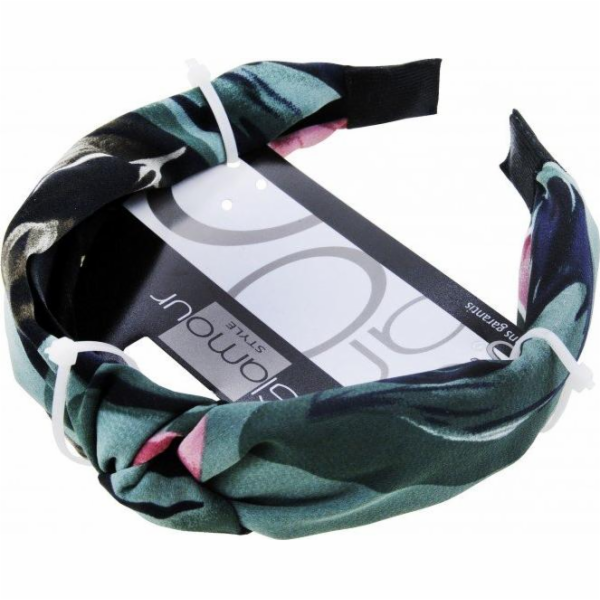 Glamour GLAMOR_Hairband s uzlem Green Collection