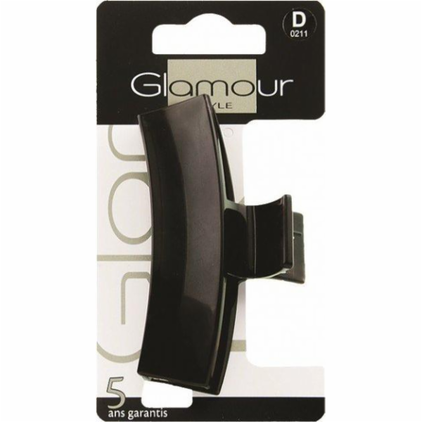 Glamour GLAMOR_Prodloužená spona do vlasů, černá