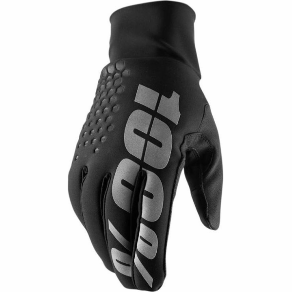 100% rukavice 100% hydromatické rukavice Bisher Black Vel...