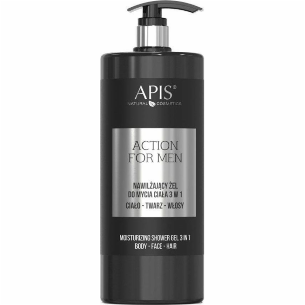Apis APIS_Action For Men 3v1 hydratační gel na mytí těla,...