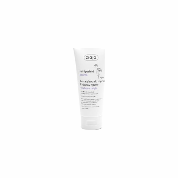 Ziaja Bílá zubní hlína Verbena & Mint 100 ml
