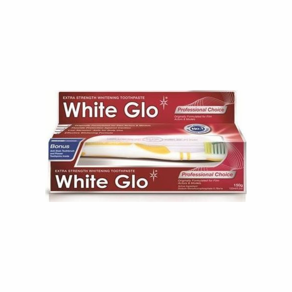 White Glo Professional Choice Set zubní pasta 100ml + zub...