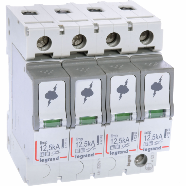 ON300 SURGE ARRESTER T1+T2 B+C 4P 4M 12.5/60KA TT  TNC  TNS
