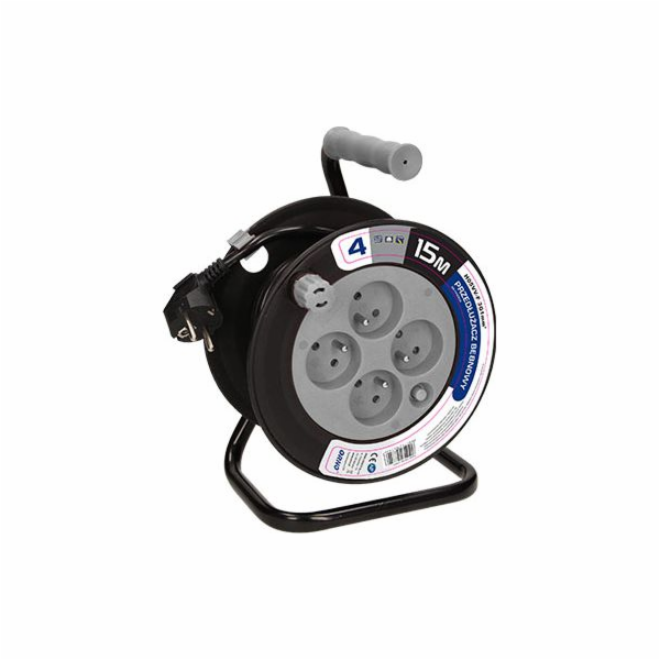 Orno MINI naviják prodlužovací kabel 4 x 230V / PVC 3 x 1...