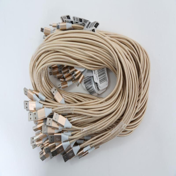 Omega Micro USB, 2A, 1M, zlato (44052)