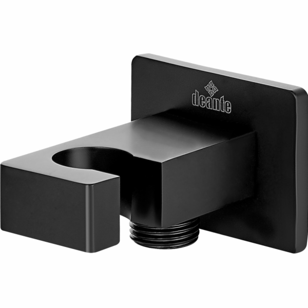 Deante Cascada Nero Square Angular Connection s bočními ú...