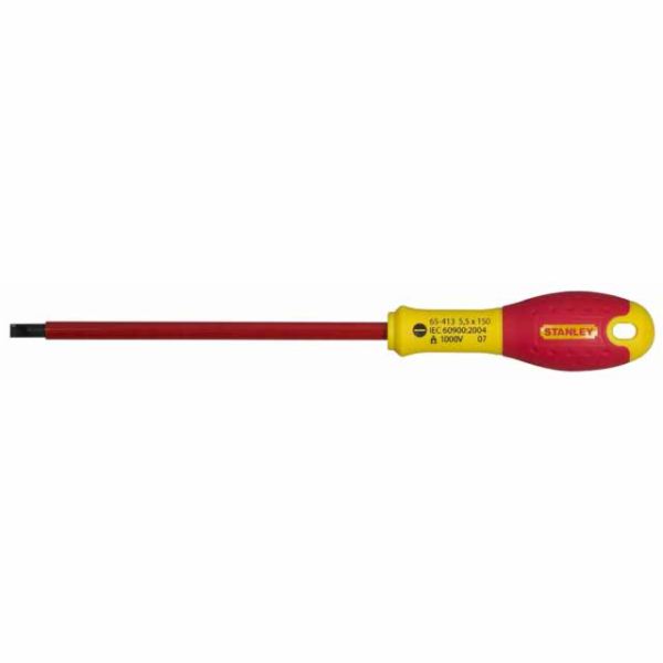 Stanley FATMAX 1000V plochý šroubovák 5,5x150mm s přívěsk...