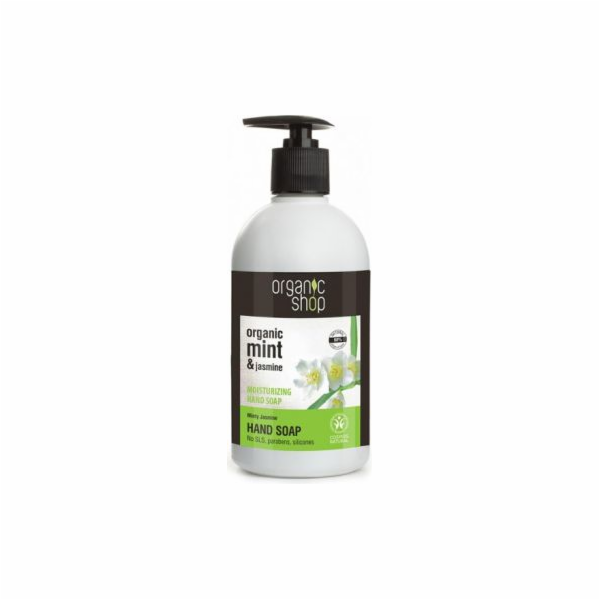 Organic Shop Minty Jasmine Hand Soap Mýdlo na ruce 500 ml
