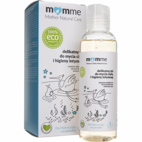 MomMe Jemný gel na mytí těla a intimní hygienu 150 ml