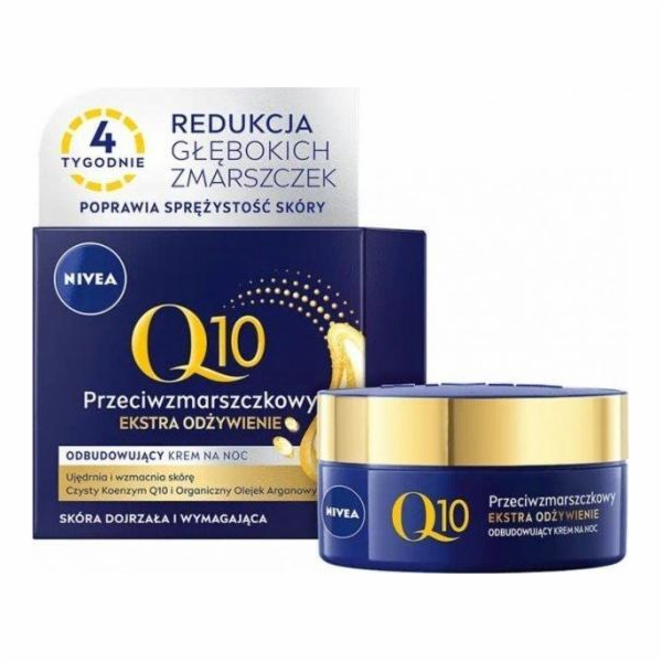 Nivea Nivea Q10 Extra Anti -Wrinkinkle Nutrition Přestavb...