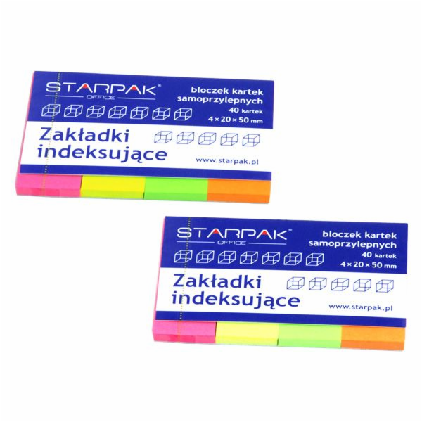 Indexační záložky Starpak Neon (227917)