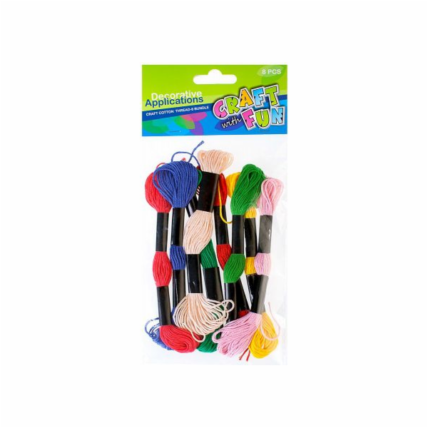 Craft with Fun Decoration thread decor učení barevné ručn...