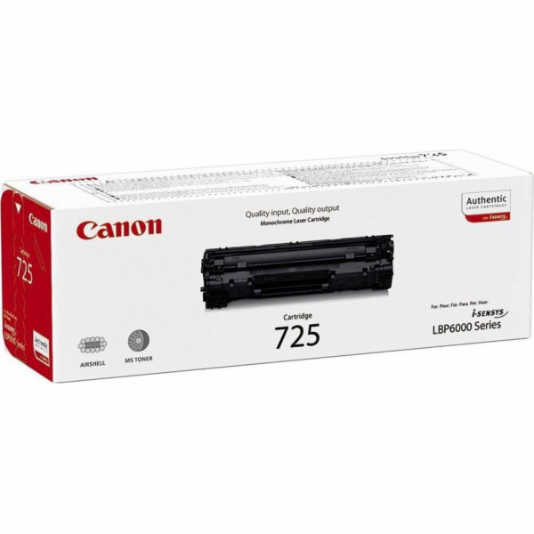 Originální černý toner Canon CRG-725 (3484B002)