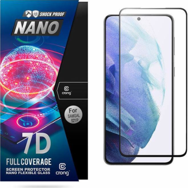 Crong Crong 7D Nano Flexible Glass 9H hybridní sklo proti...