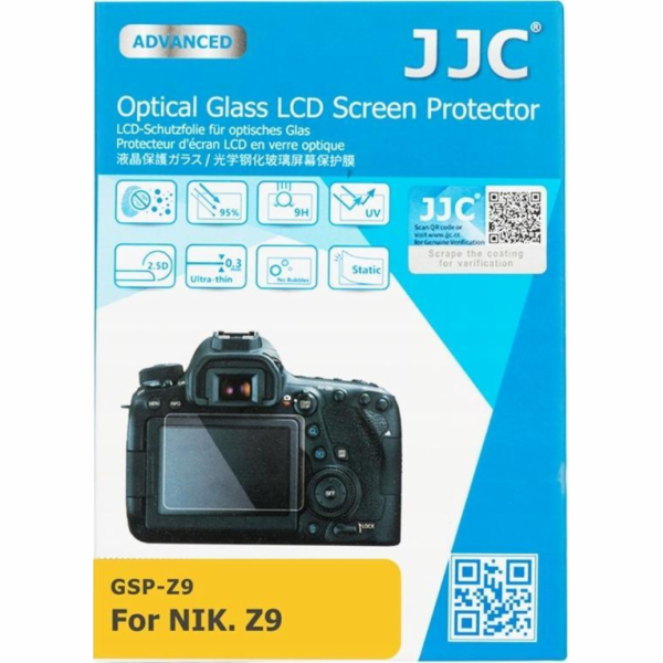 JJC ochrana LCD obrazovky pro Nikon Z9 / Tempered Glass.