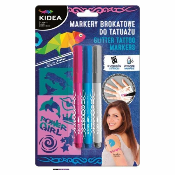 Kidea Tattoo fixy s Kidea šablonami