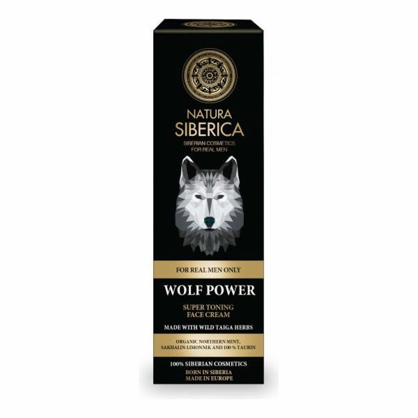 Natura Siberica Men Tonizační pleťový krém Wolf Power 50 ml