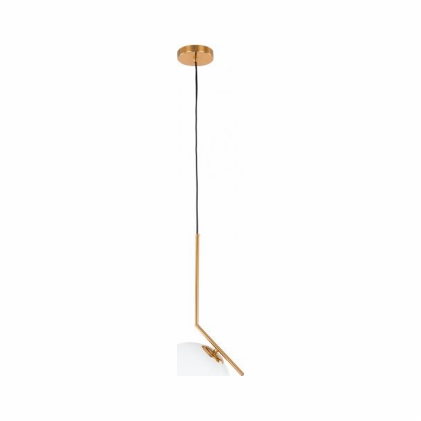 Závěsná lampa Italux Mondo minimalistická klasická bílá (...